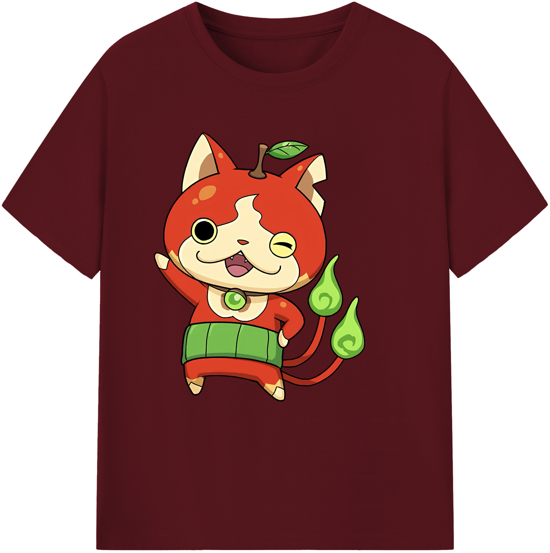 （画像用） 妖怪ウォッチ Yo-kai Watch 綿100％半袖Tシャツ（フロントプリント）